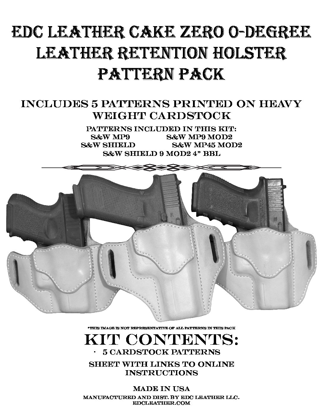 CakeZero Pattern Pack S&W (MP9, MP9 mod2, Shield 9, MP45 mod2, Shield 9 mod2 4" bbl)