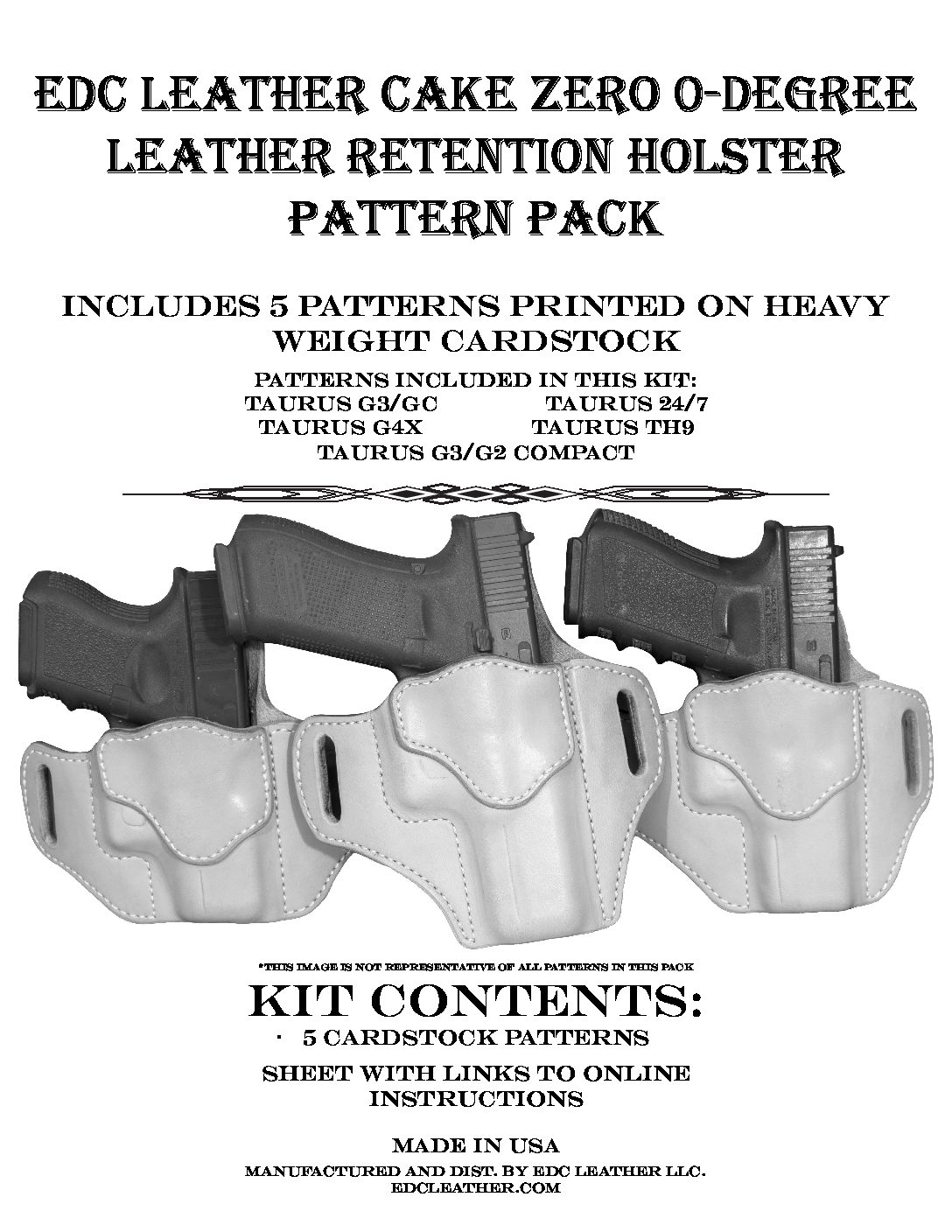 CakeZero Pattern Pack Taurus (G3/G2, G3/G2 compact, 24/7, TH9, G4)